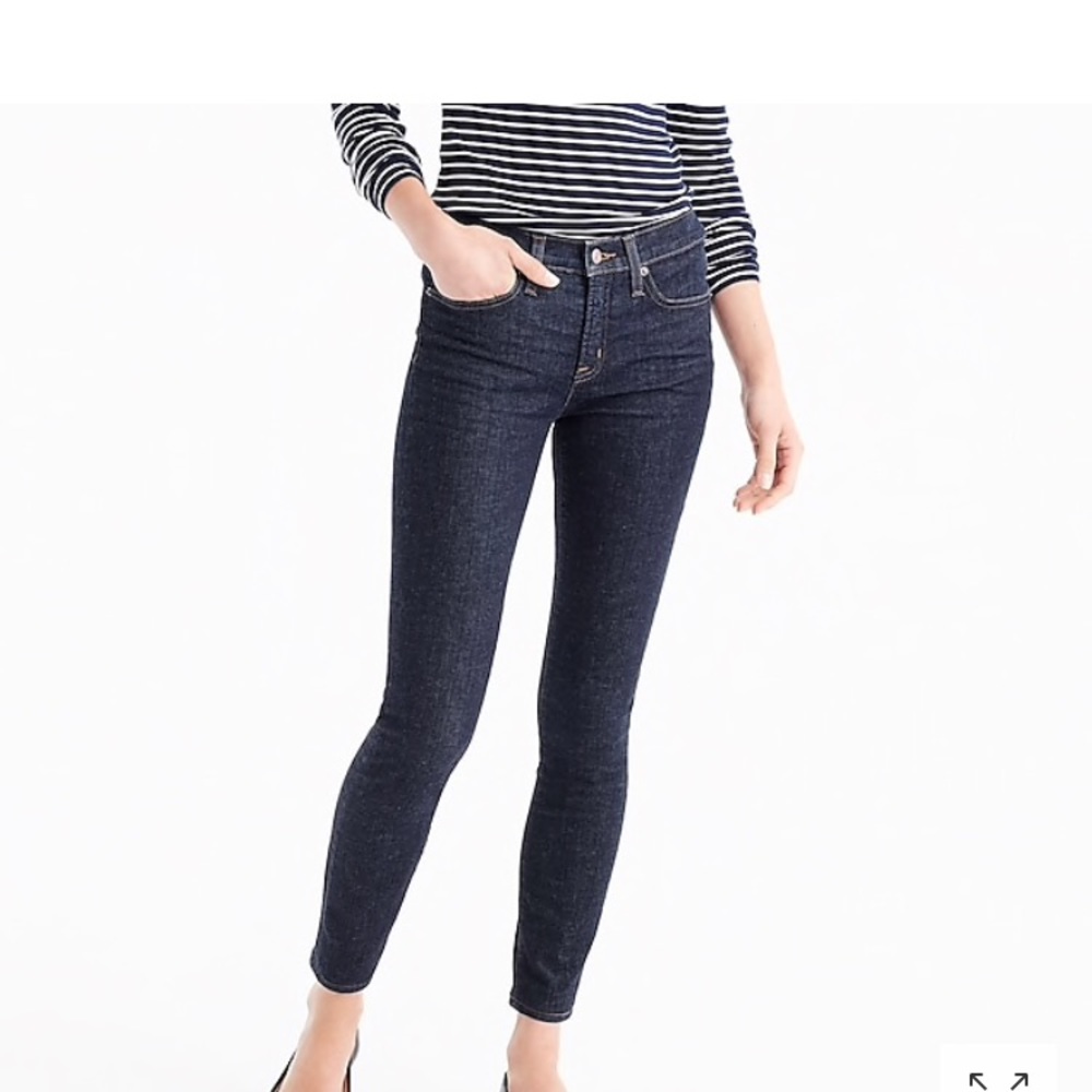 J. Crew Toothpick classic wash jeans